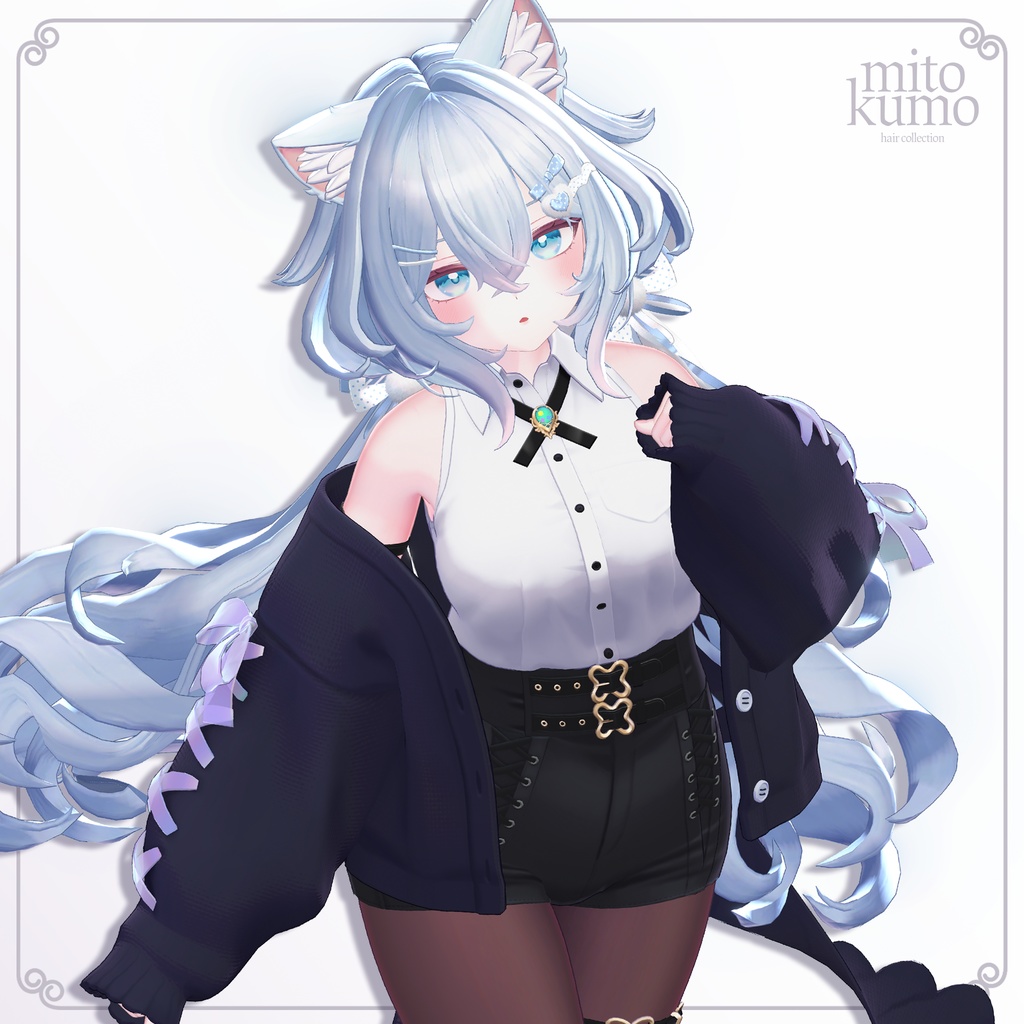 🔴On Sale🦝【VRC Hair】 ◈Kururu Hair◈