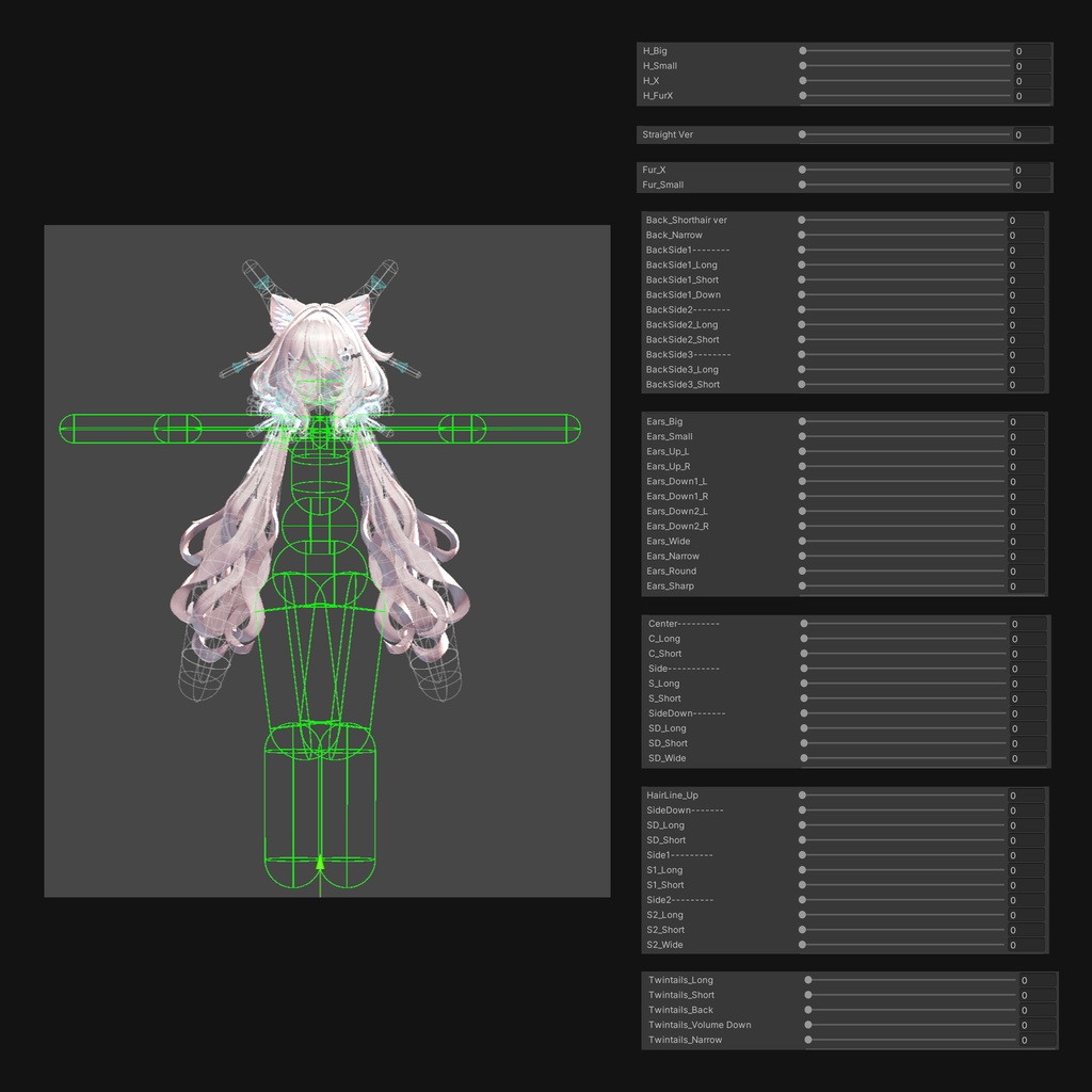 🔴On Sale🦝【VRC Hair】 ◈Kururu Hair◈