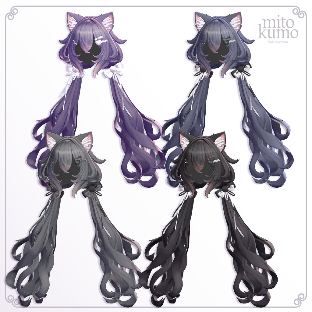 🔴On Sale🦝【VRC Hair】 ◈Kururu Hair◈