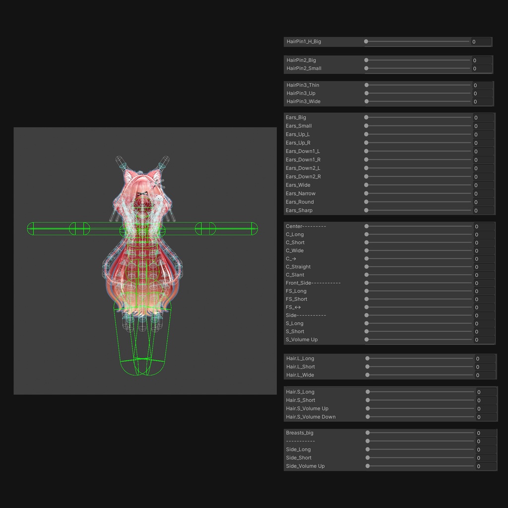 🔴On Sale🔴❄️【VRC Hair】 ◈Snow Kit Hair◈