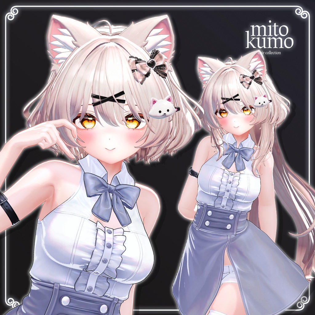 🔴On Sale ❄️【VRC Hair】 ◈Snow Kit Hair◈