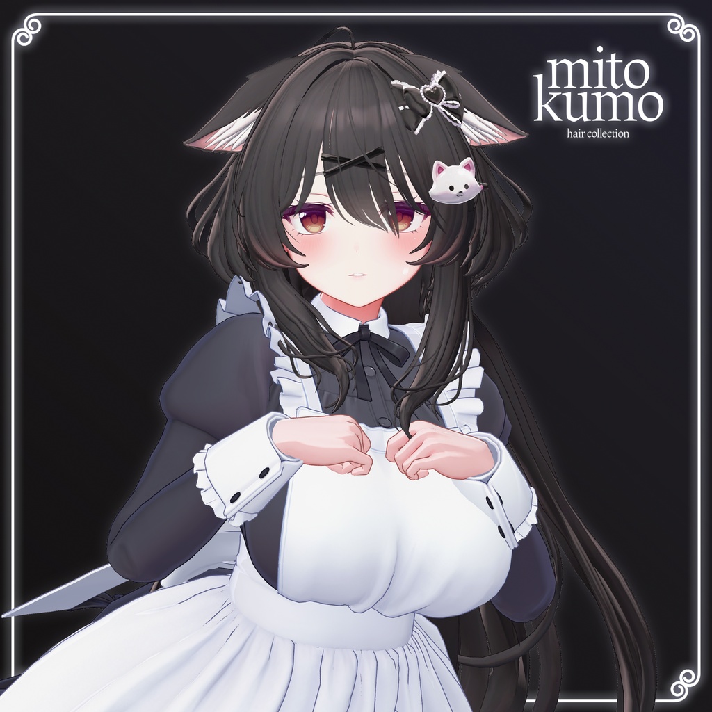 ❄️【VRC Hair】 ◈Snow Kit Hair◈