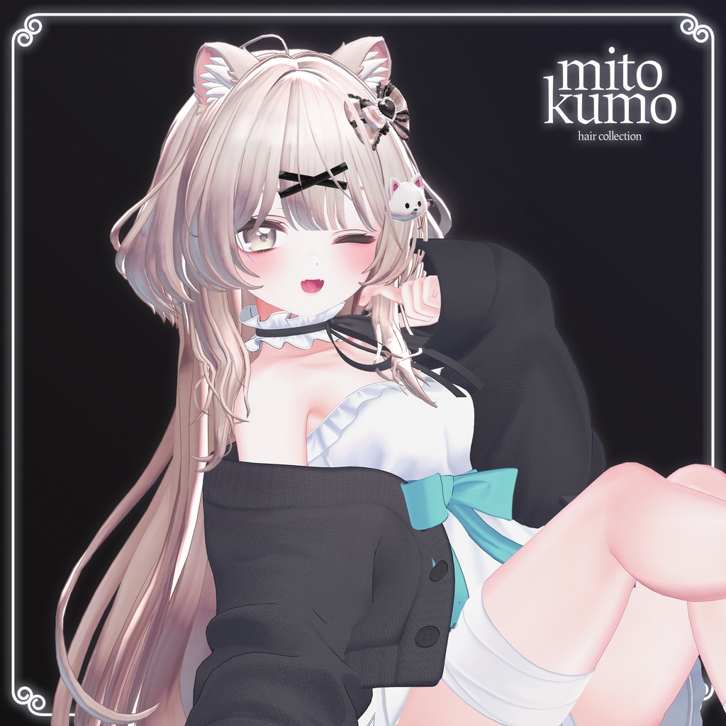 🔴On Sale🔴❄️【VRC Hair】 ◈Snow Kit Hair◈