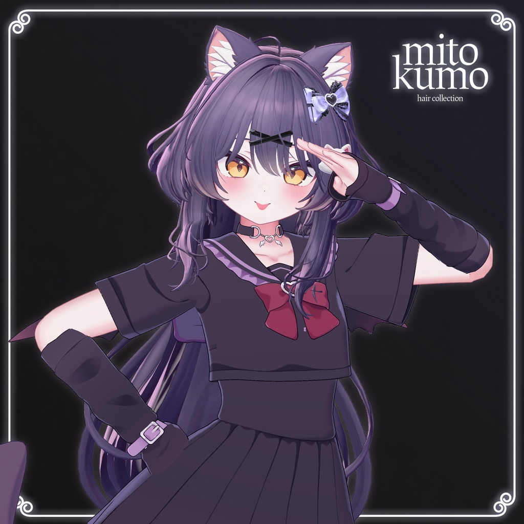 🔴On Sale🔴❄️【VRC Hair】 ◈Snow Kit Hair◈