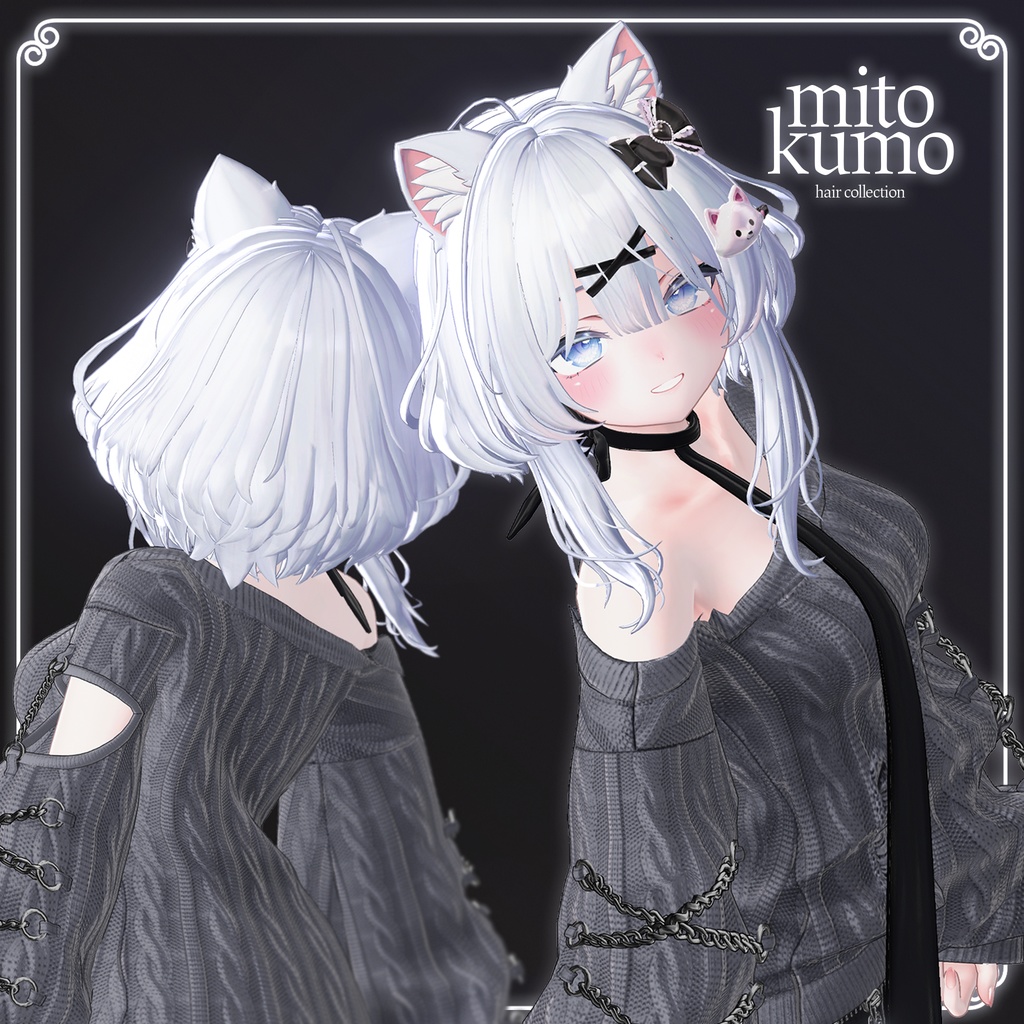 ❄️【VRC Hair】 ◈Snow Kit Hair◈