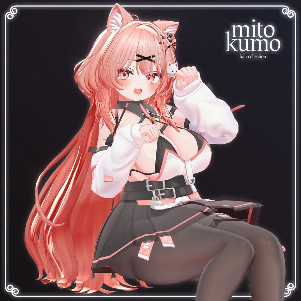 🔴On Sale🔴❄️【VRC Hair】 ◈Snow Kit Hair◈