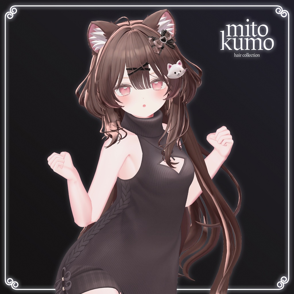 ❄️【VRC Hair】 ◈Snow Kit Hair◈