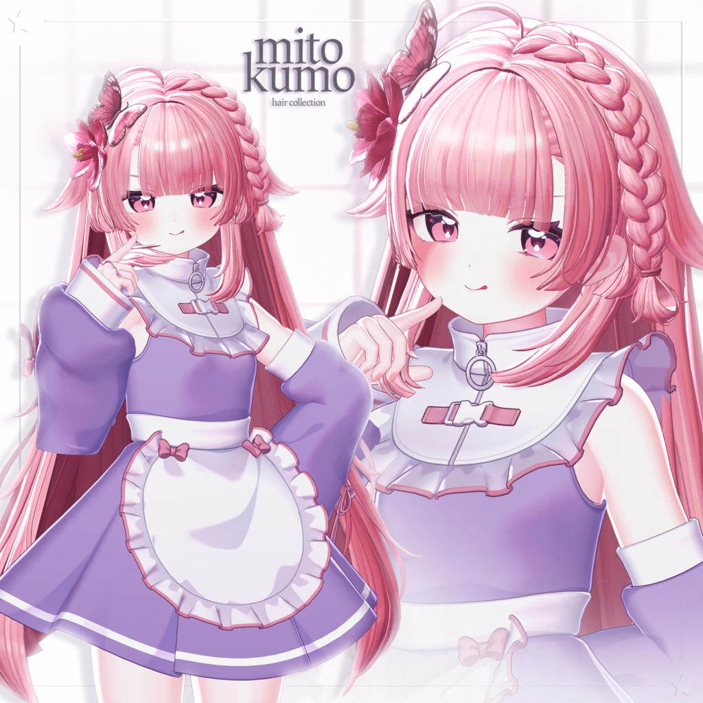 🔴On Sale 💮【VRC Hair】 ◈Hana hime Hair◈