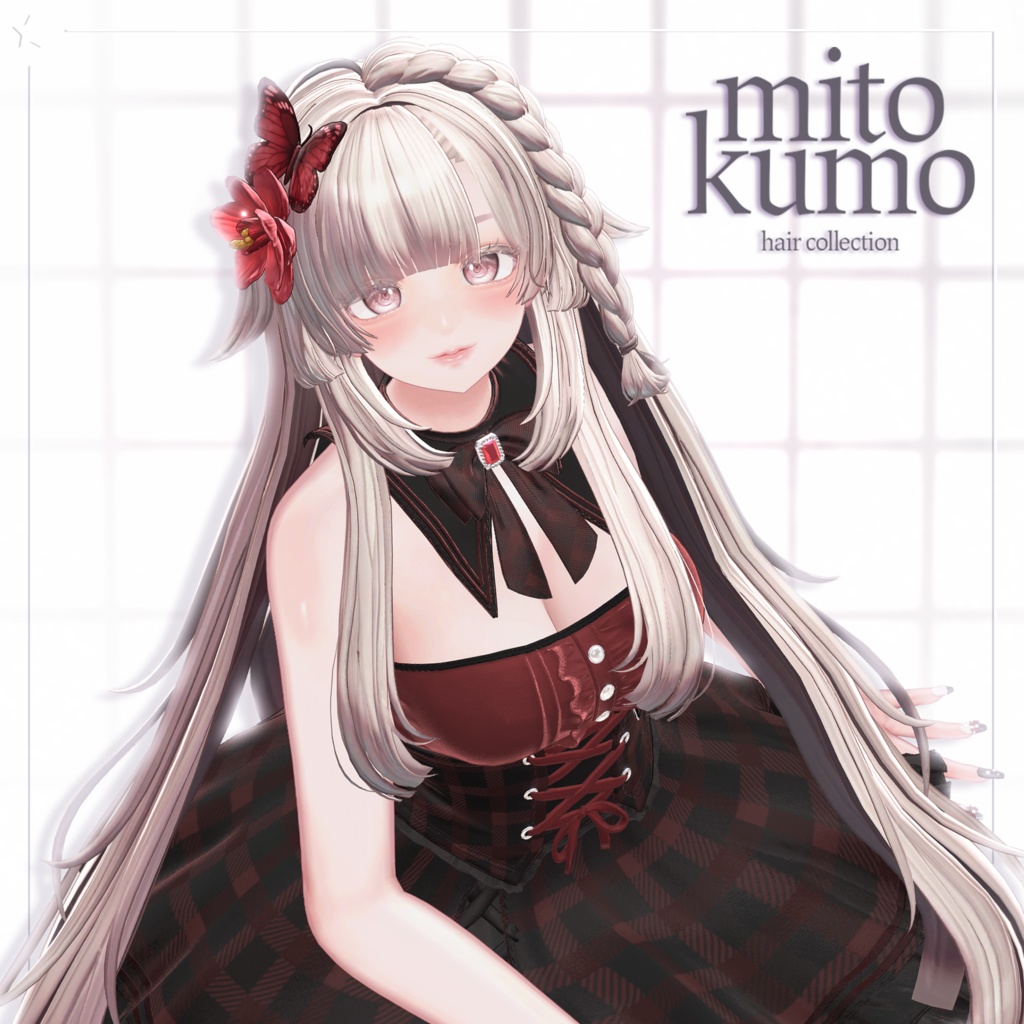 🔴On Sale 💮【VRC Hair】 ◈Hana hime Hair◈