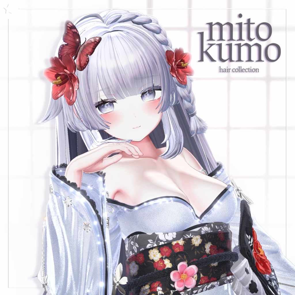 🔴On Sale 💮【VRC Hair】 ◈Hana hime Hair◈