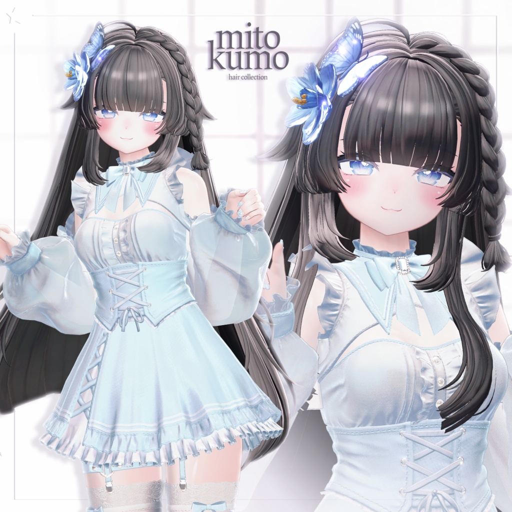 🔴On Sale 💮【VRC Hair】 ◈Hana hime Hair◈