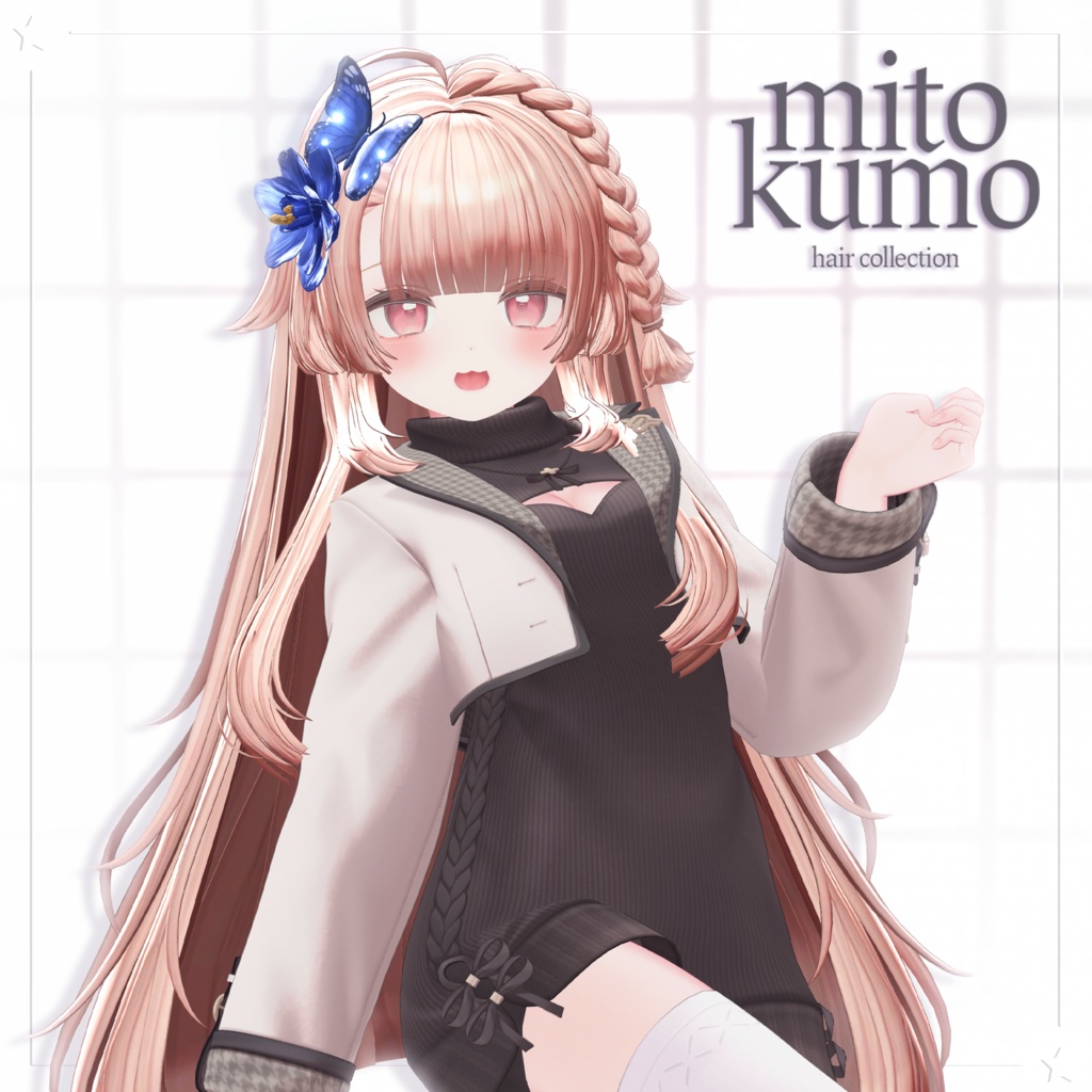 🔴On Sale 💮【VRC Hair】 ◈Hana hime Hair◈