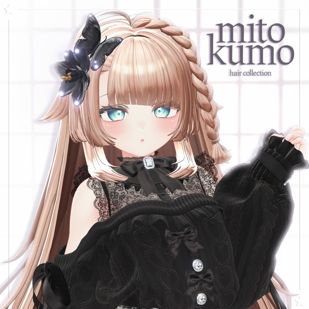 🔴On Sale 💮【VRC Hair】 ◈Hana hime Hair◈