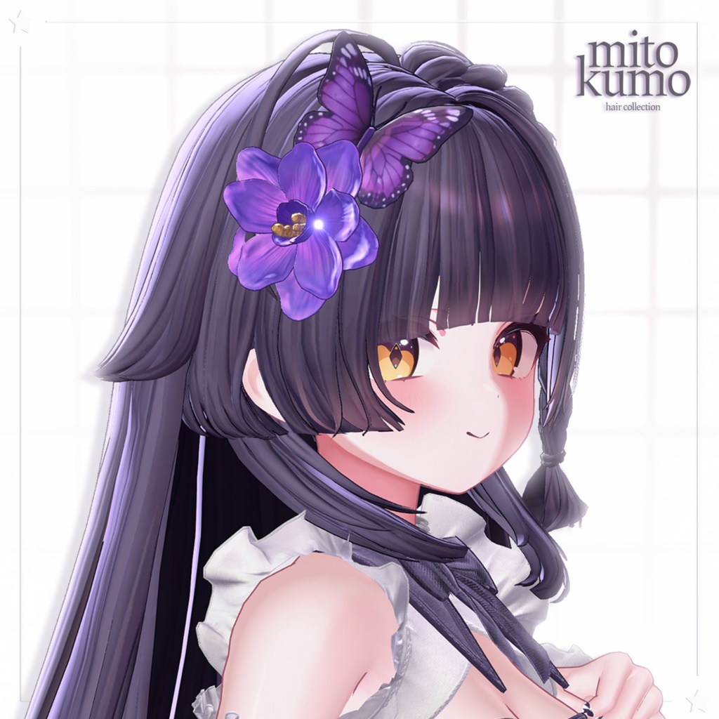 🔴On Sale 💮【VRC Hair】 ◈Hana hime Hair◈