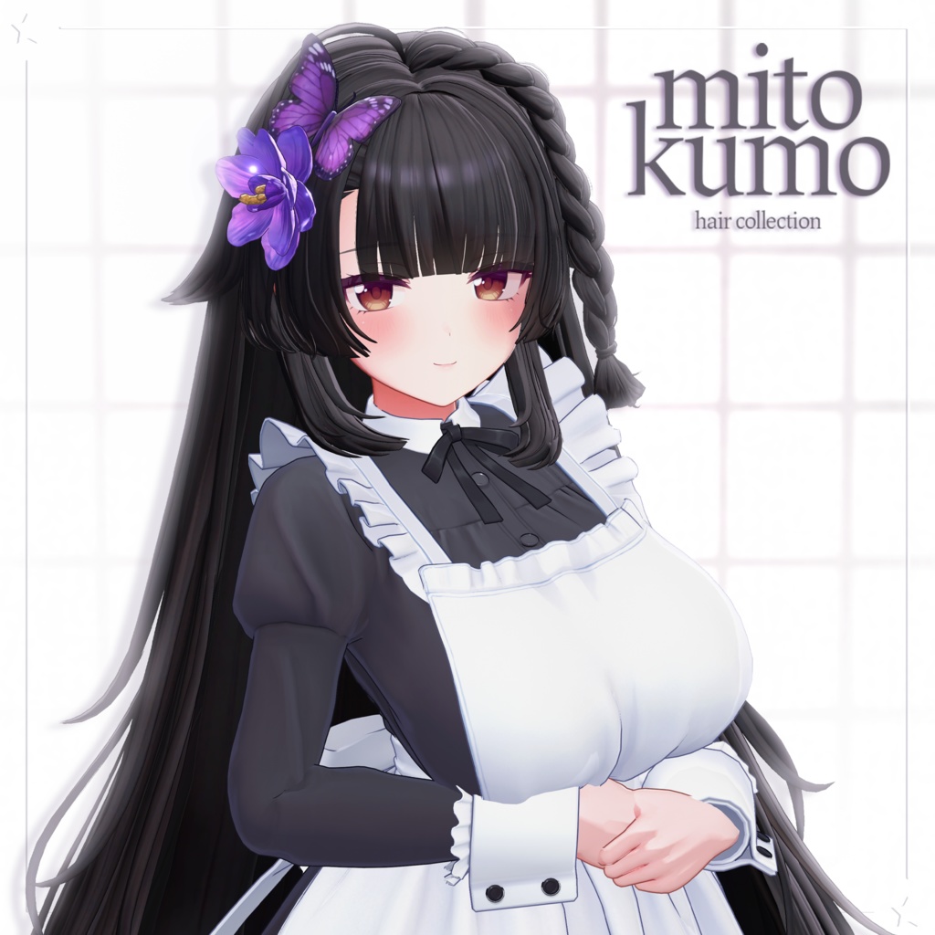 🔴On Sale 💮【VRC Hair】 ◈Hana hime Hair◈