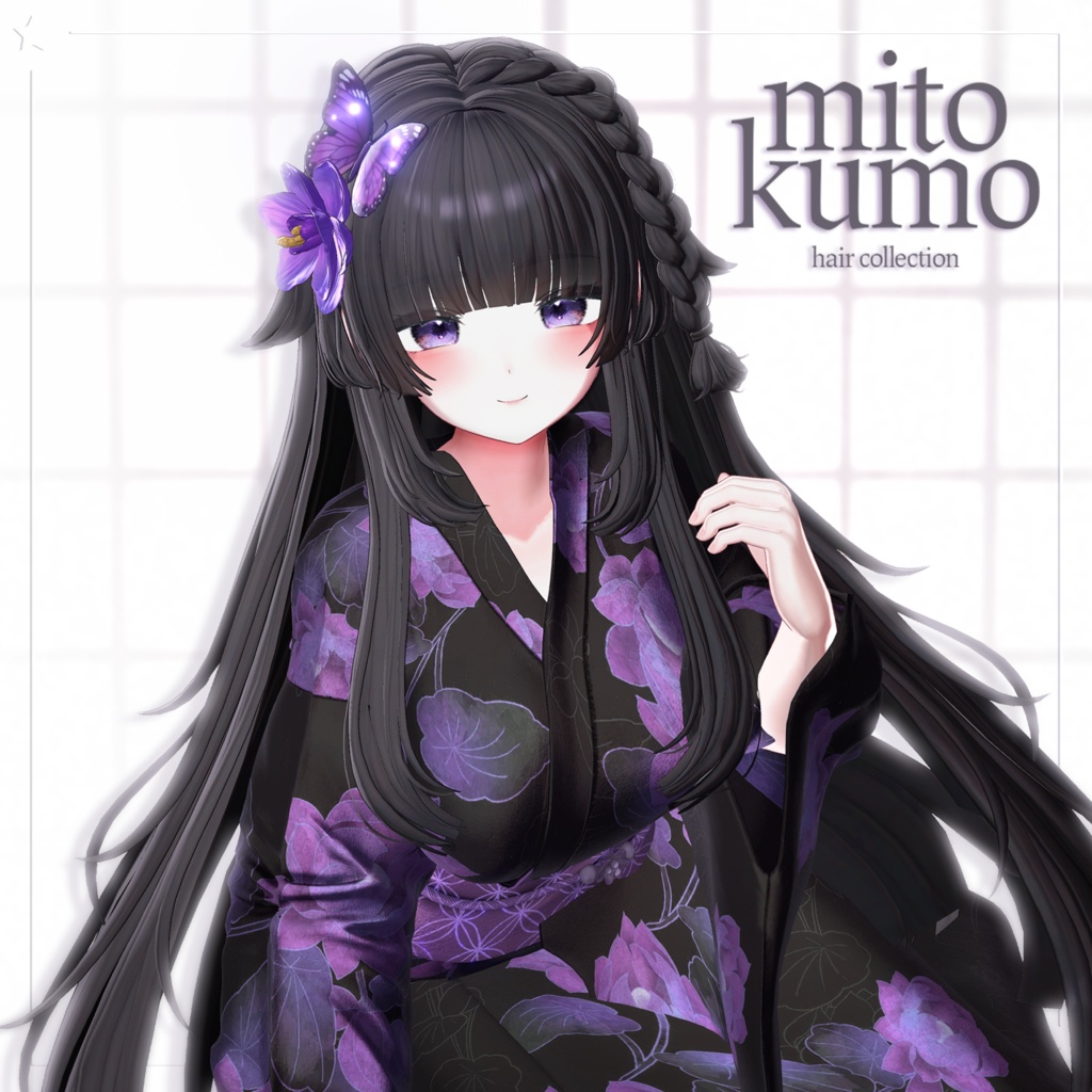 🔴On Sale 💮【VRC Hair】 ◈Hana hime Hair◈