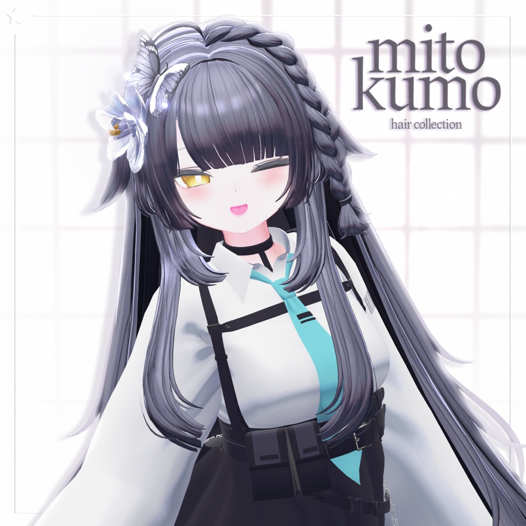 🔴On Sale 💮【VRC Hair】 ◈Hana hime Hair◈