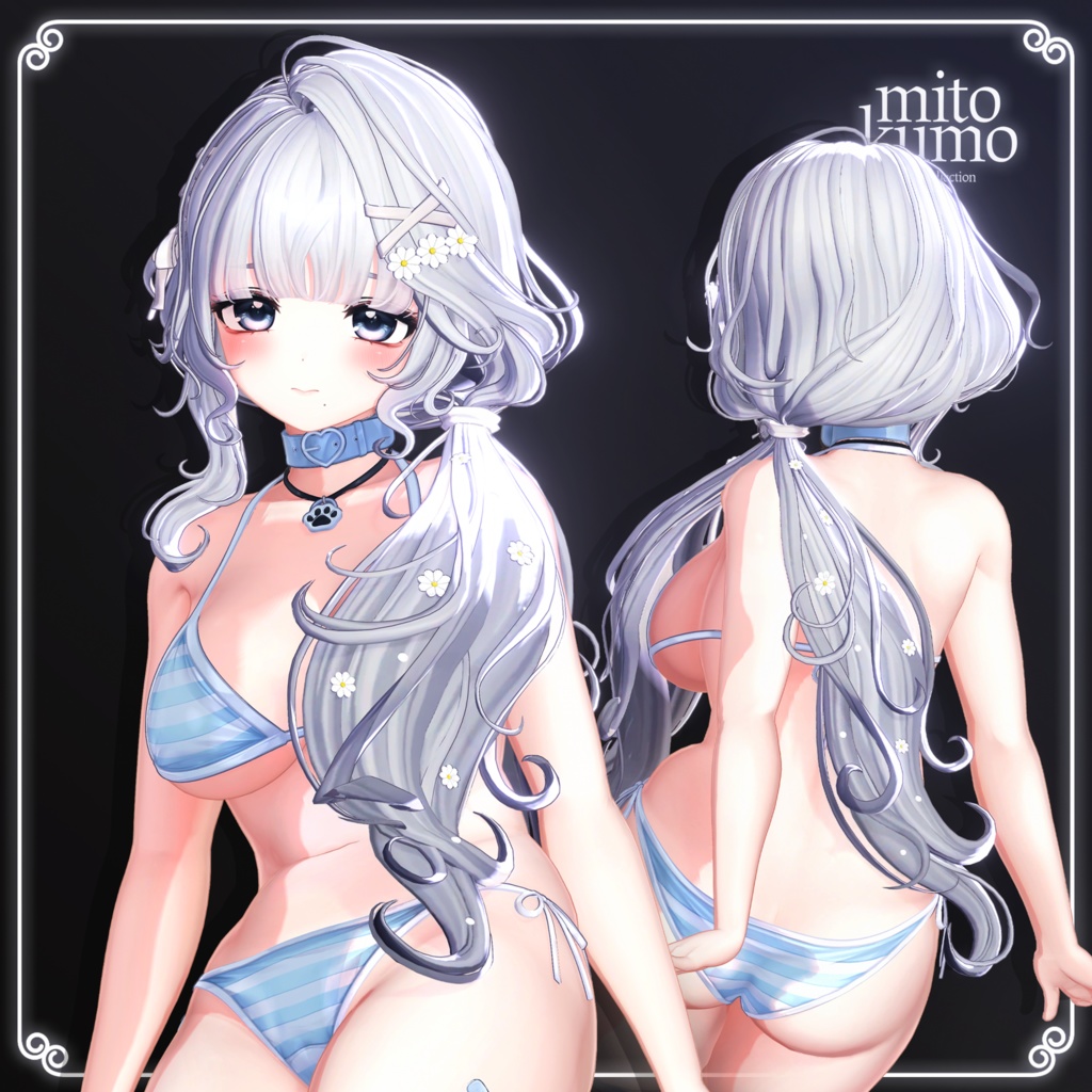 🔴On Sale 🎀【VRC Hair】 ◈Daisy Ribbon Hair◈