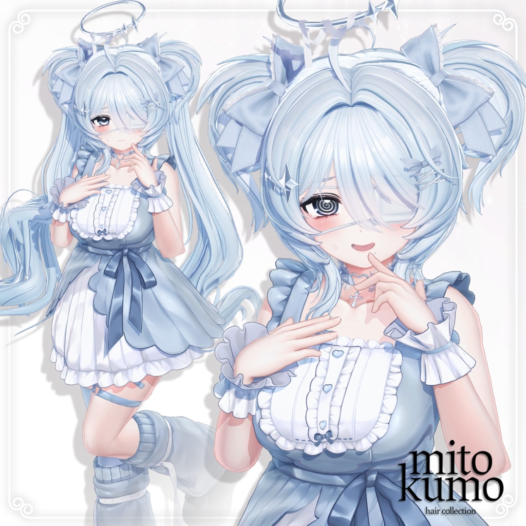 🔴On Sale🖤【VRC Hair】 ◈Doll Twintail◈