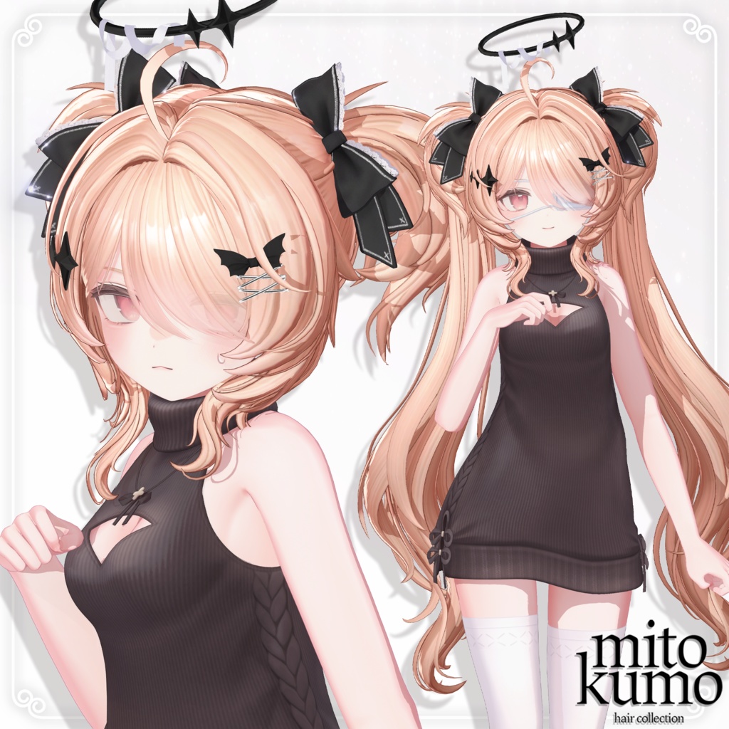 🔴On Sale🖤【VRC Hair】 ◈Doll Twintail◈
