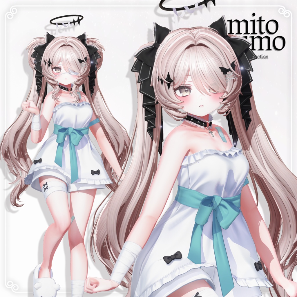 🔴On Sale🖤【VRC Hair】 ◈Doll Twintail◈