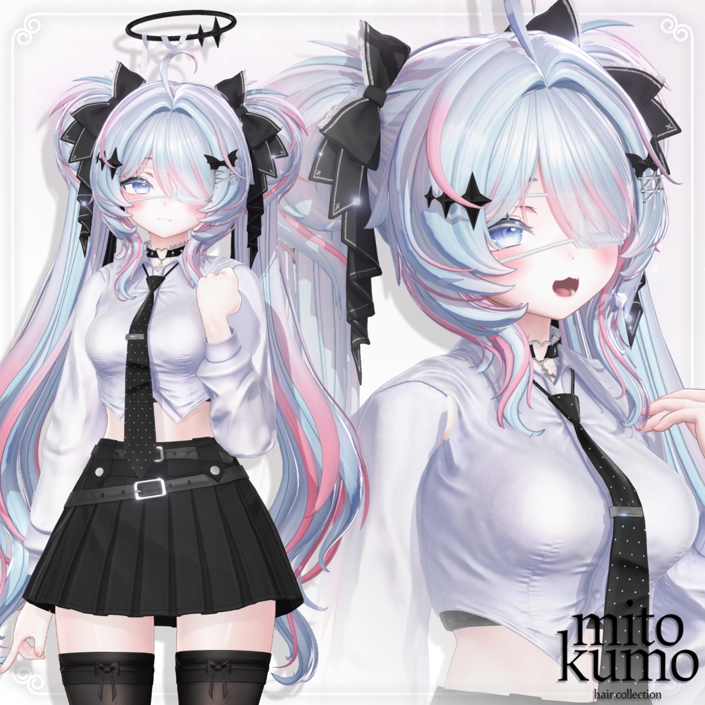 🔴On Sale🖤【VRC Hair】 ◈Doll Twintail◈