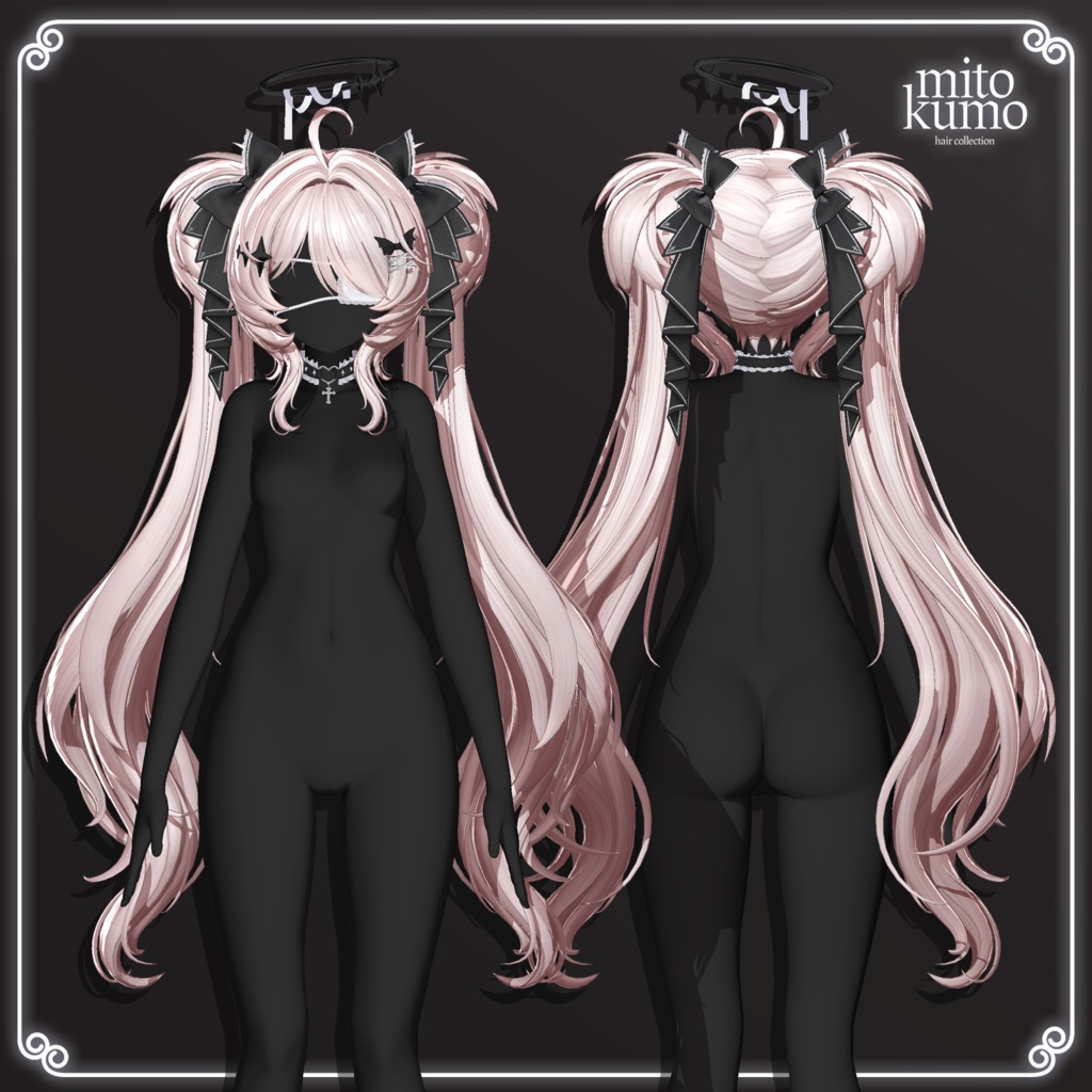 🔴On Sale🖤【VRC Hair】 ◈Doll Twintail◈