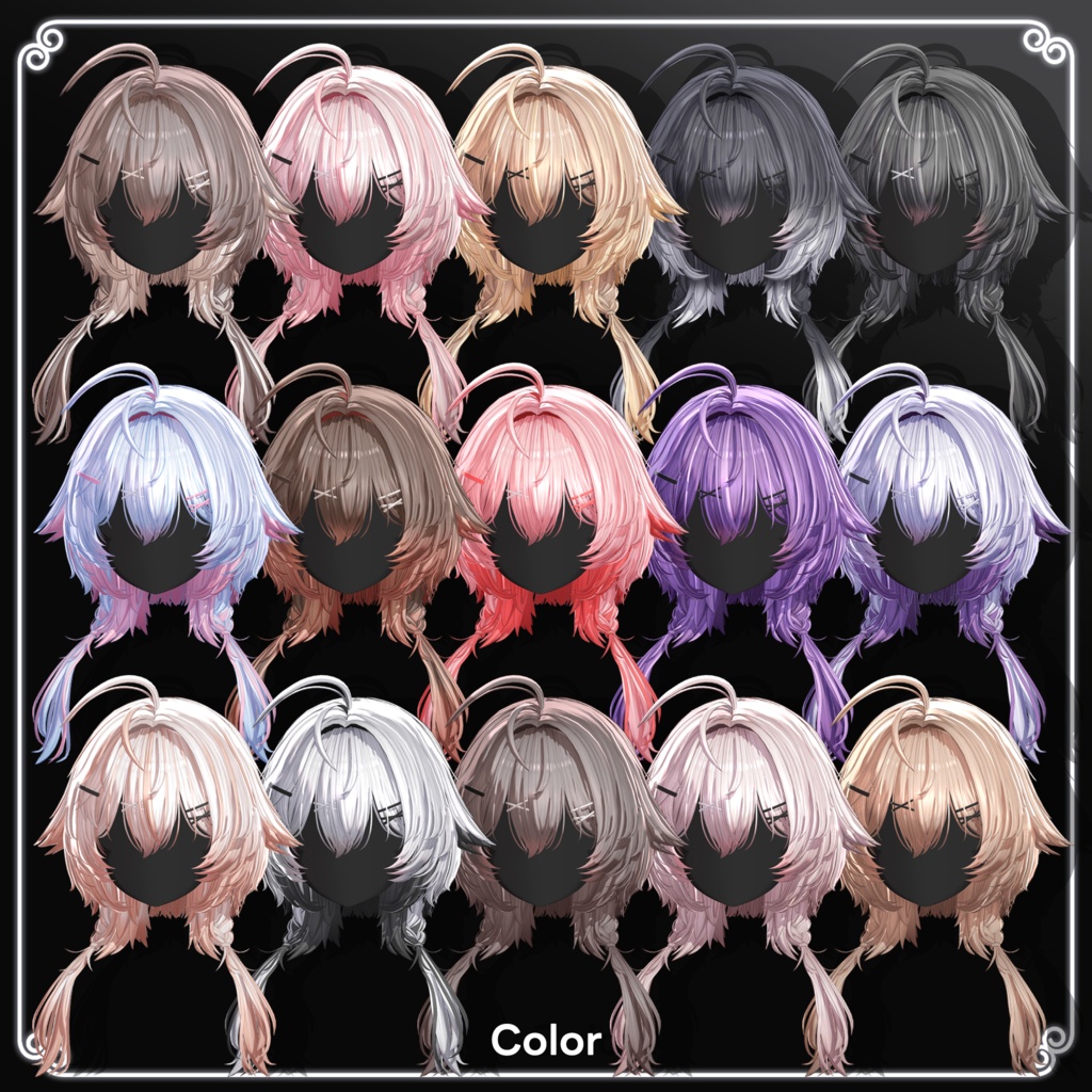 ❤️On Sale😈【VRC Hair】 ◈Noxie Hair◈ + Cloth👗♥️