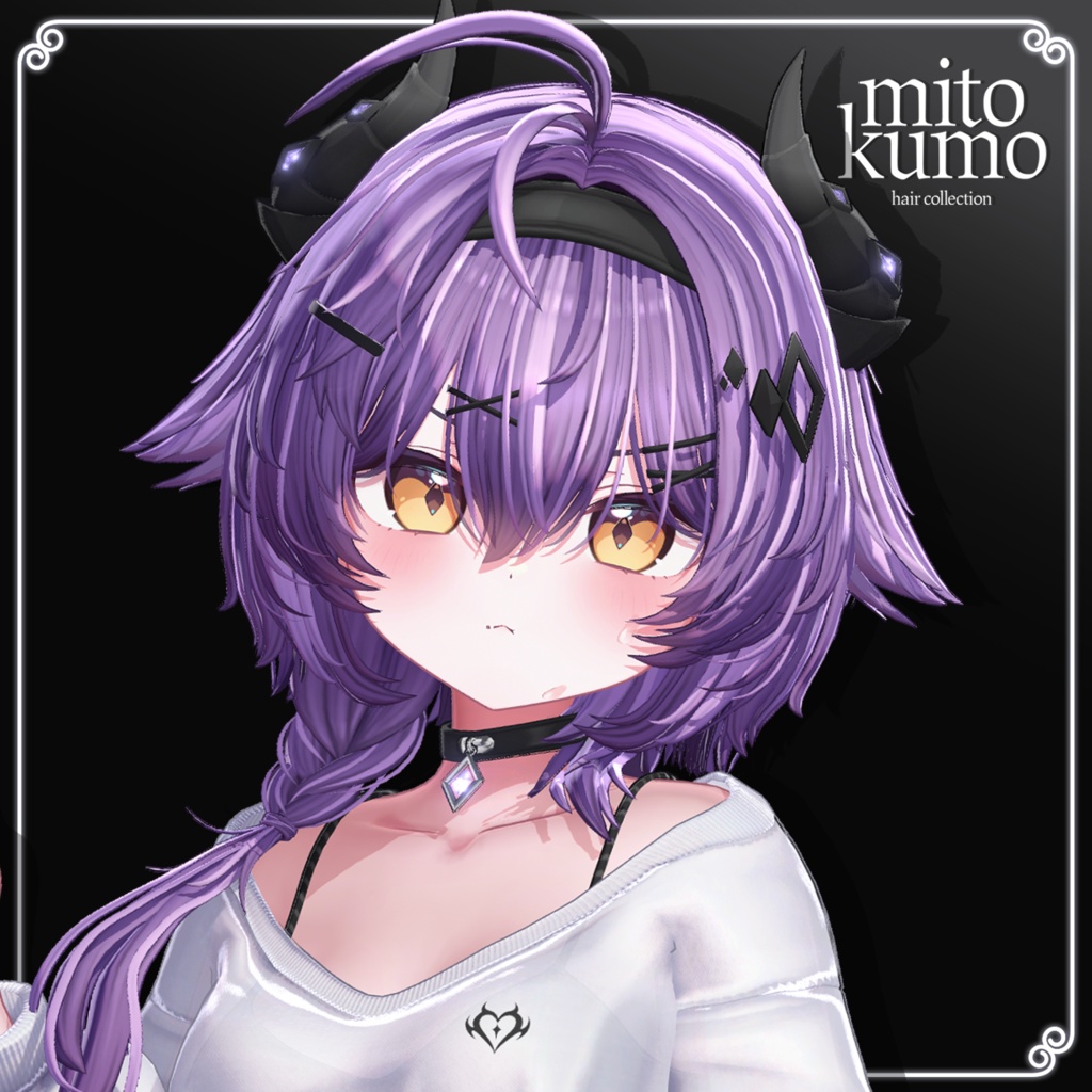 ❤️On Sale😈【VRC Hair】 ◈Noxie Hair◈ + Cloth👗♥️