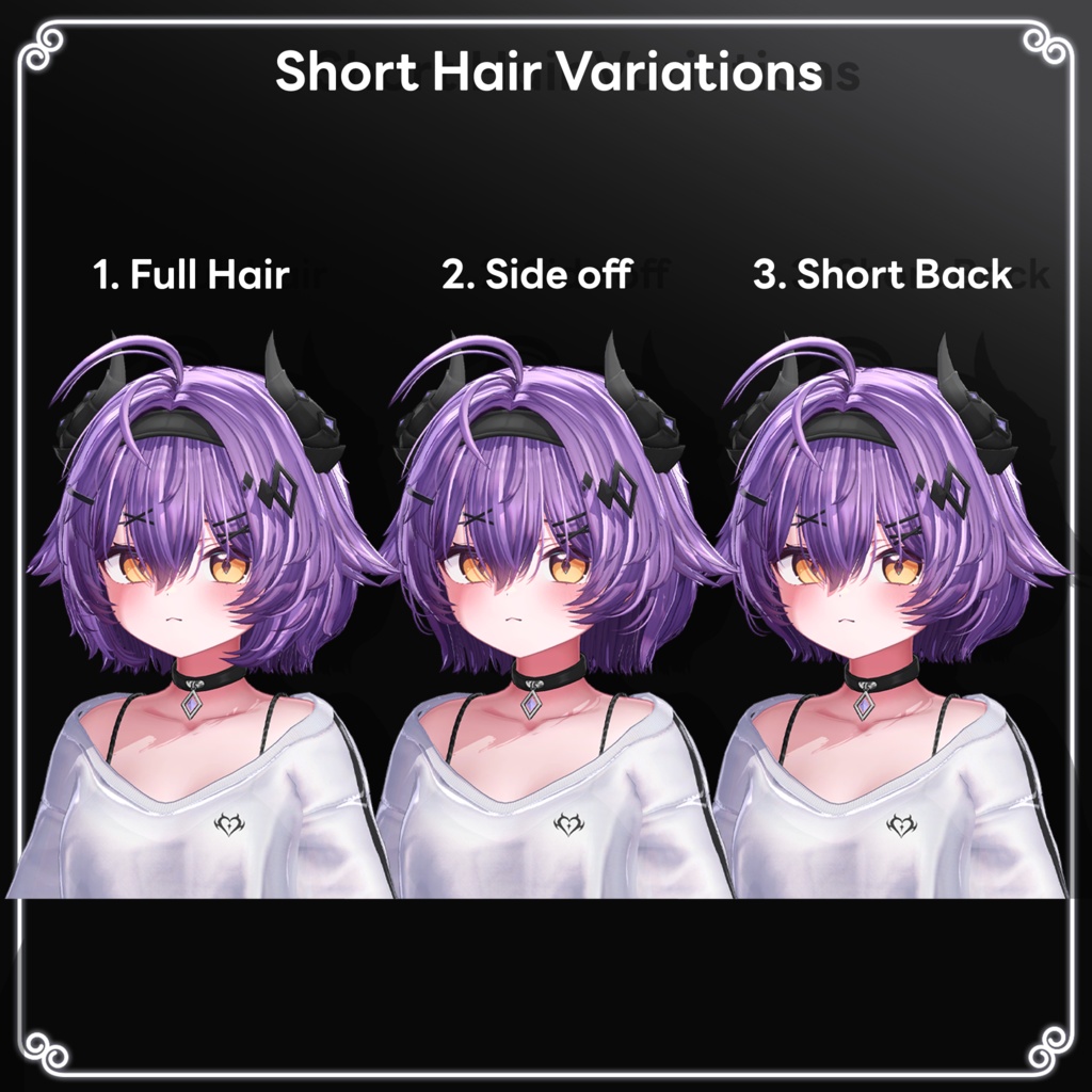 ❤️On Sale😈【VRC Hair】 ◈Noxie Hair◈ + Cloth👗♥️