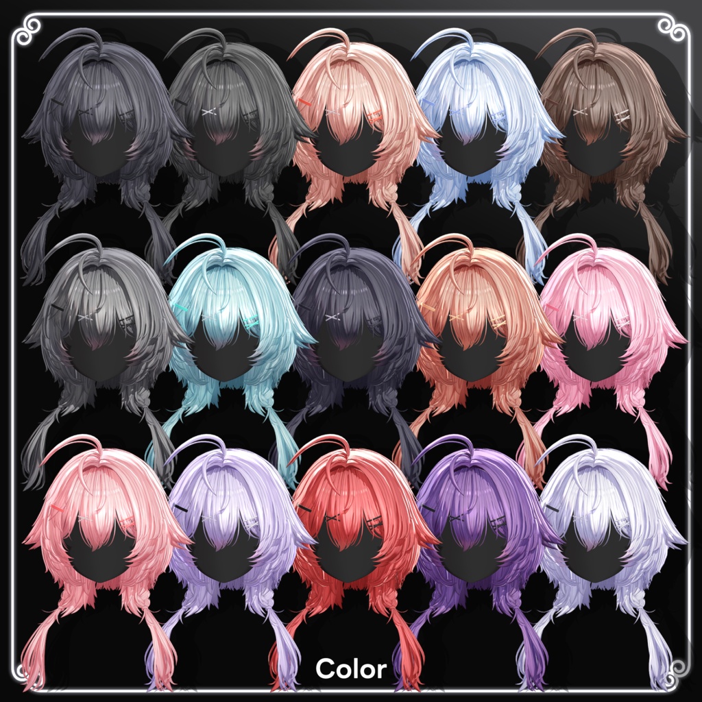 ❤️On Sale😈【VRC Hair】 ◈Noxie Hair◈ + Cloth👗♥️