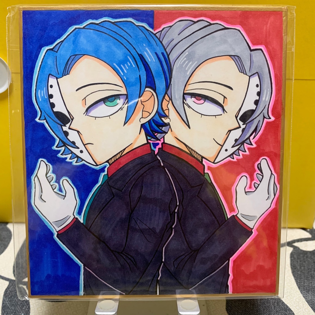 描き下ろしミニ色紙(ミラ＆ミロワール)