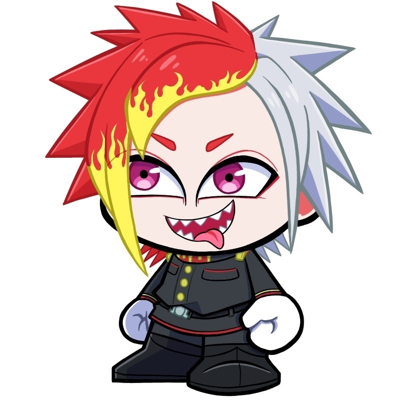 ミニ アクリルキーホルダー(餓鬼爆破)