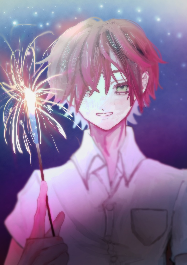 【花火】ポストカード