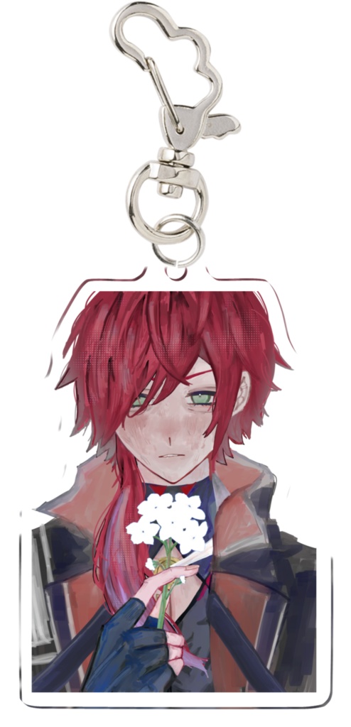 【花】アクリルキーホルダー