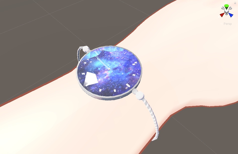 【VRC想定】ワイヤーバングルっぽい腕時計