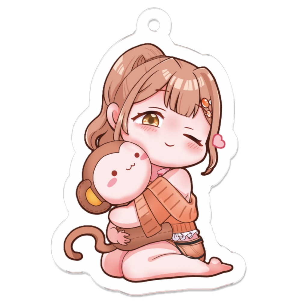 うっきーな アクリルキーホルダー（大好き）