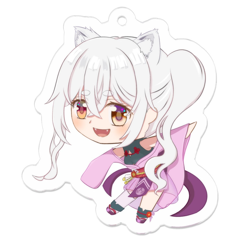 卜伴椿登録者200人記念オリジナルアクキー【特典ボイス付き】