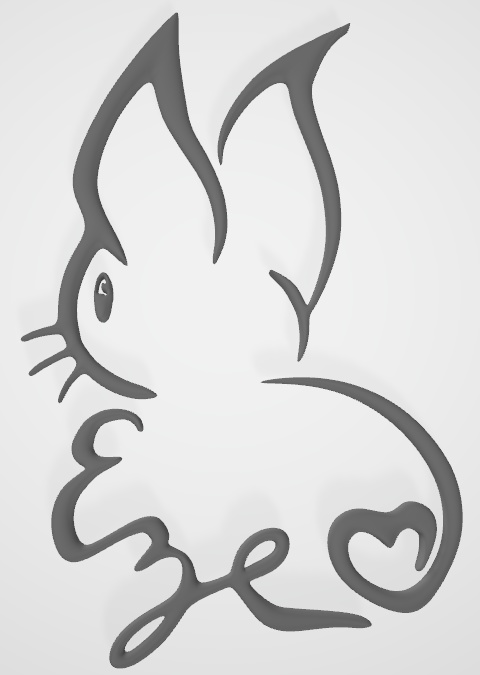 Ezelybored Logo Charm