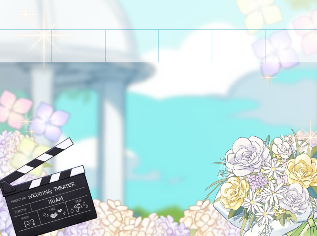 【IRIAM公式素材使用】Simeji背景・Xヘッダー素材