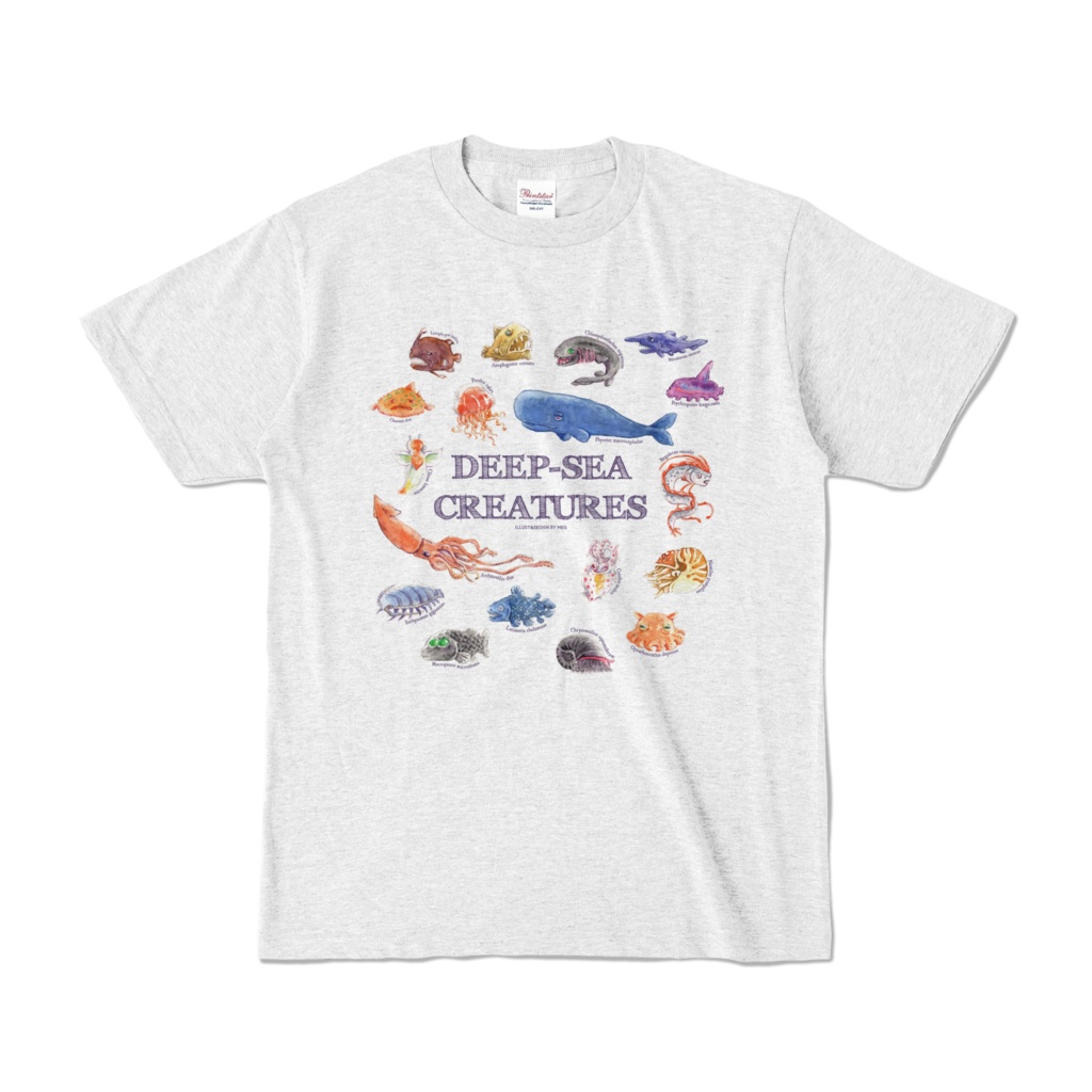 深海生物Tシャツ（カラー）