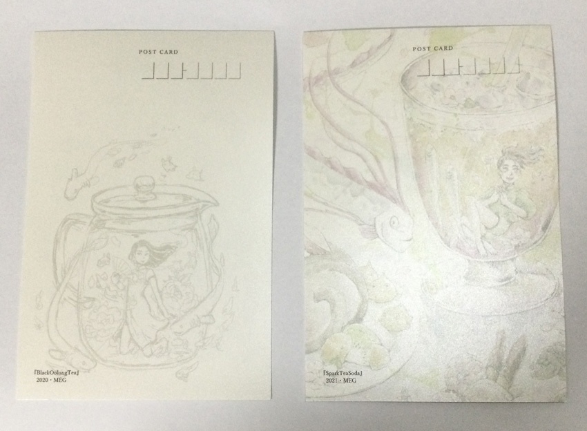 深海生物ポストカード