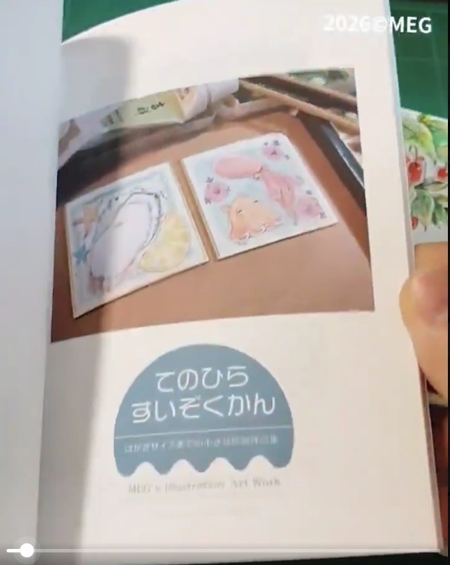 画集「てのひらすいぞくかん」