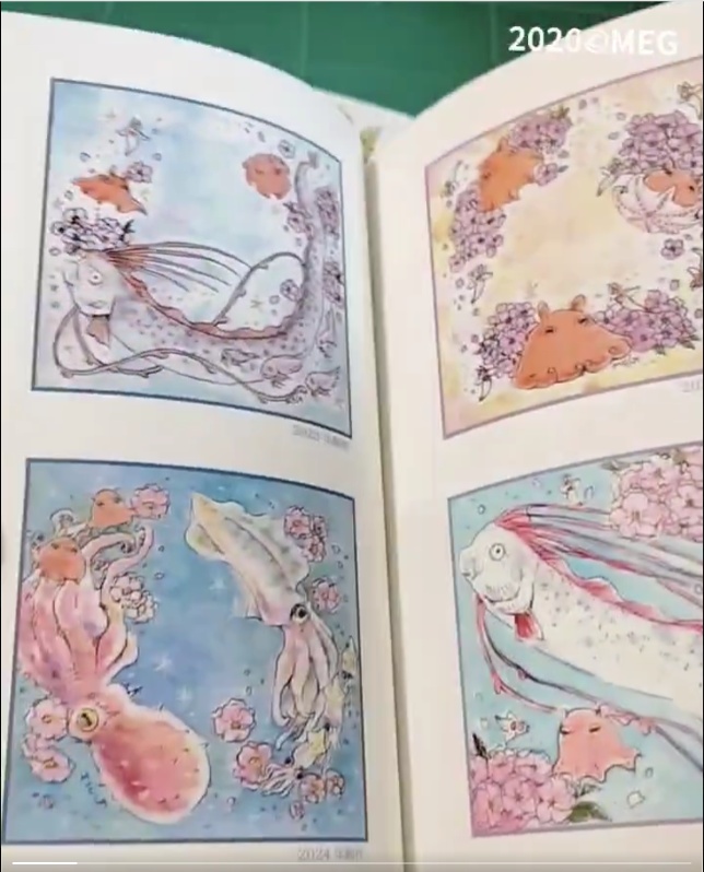 画集「てのひらすいぞくかん」