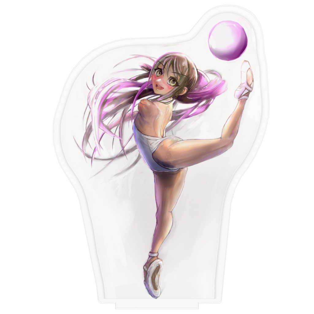 ボールと踊る少女 アクリルフィギュア