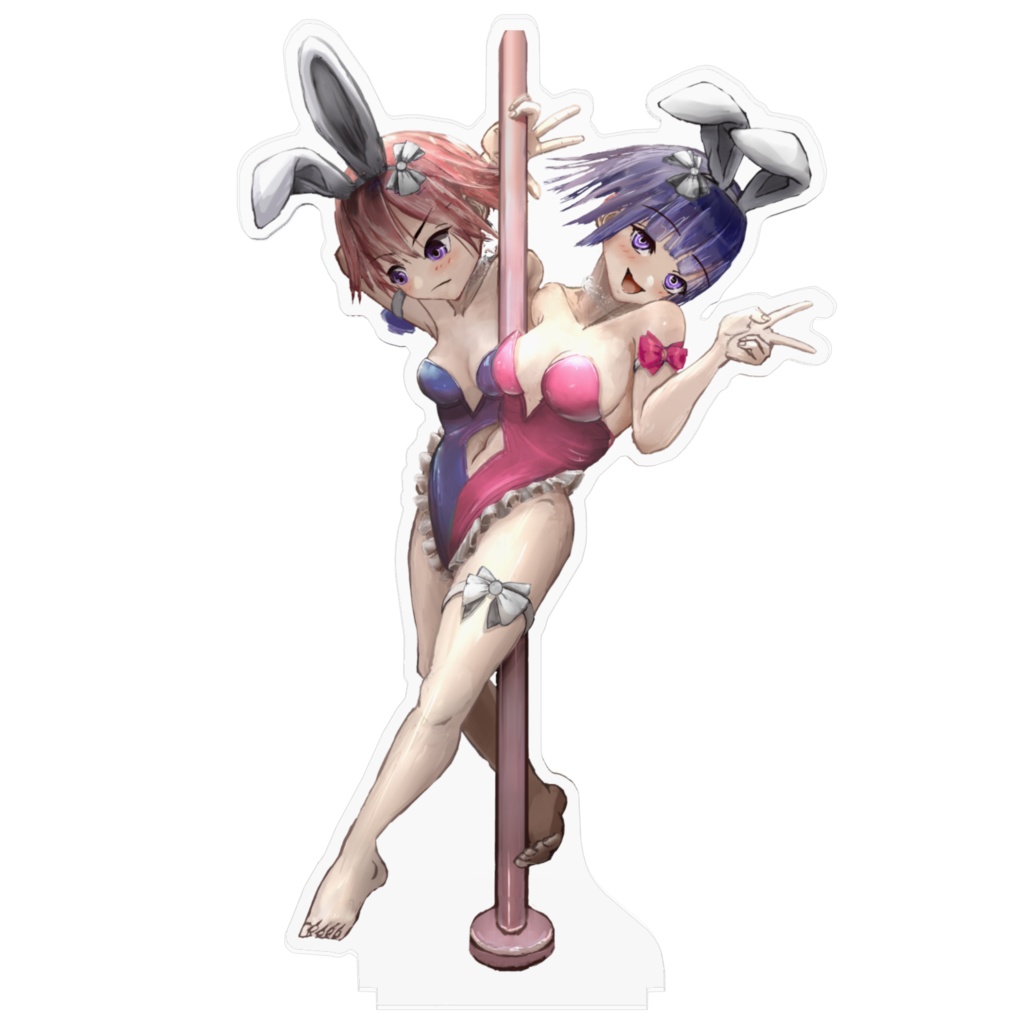 バニーガール 結合双生児の双子姉妹