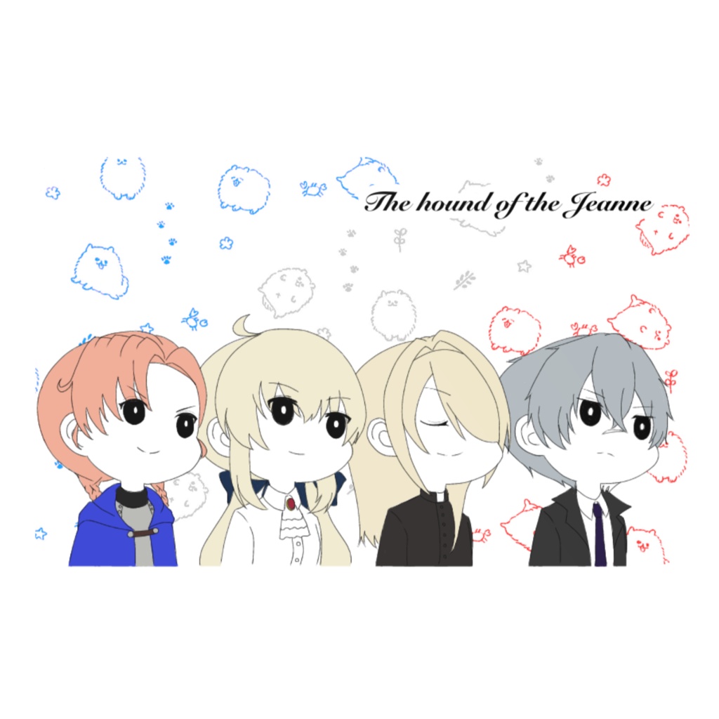 ジャンヌの猟犬自陣　ICカードステッカー