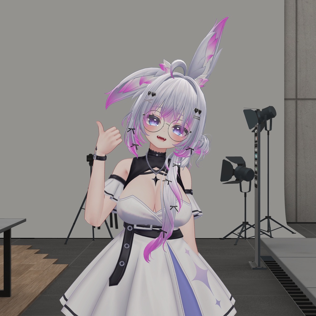 ヘアグラデーション、ヘアメッシュマスク簡単作成!【VRChat】ヘアカラーマスクジェネレーター