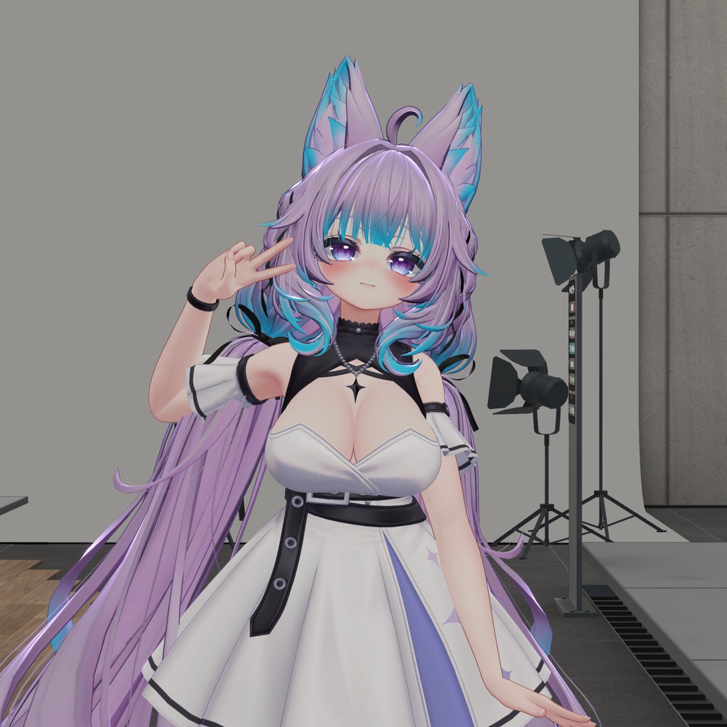 ヘアグラデーション、ヘアメッシュマスク簡単作成!【VRChat】ヘアカラーマスクジェネレーター