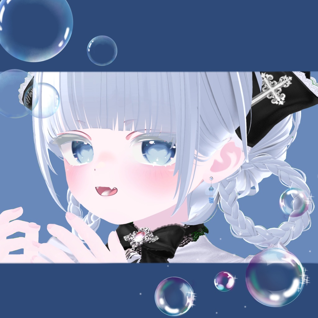 ☆無料☆ブルーゼリーフィッシュピアス